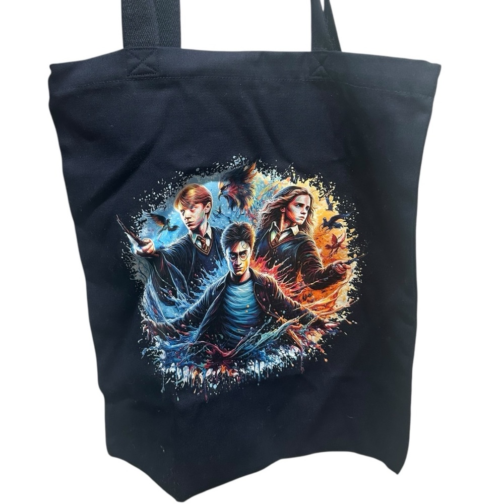 Harry Potter Navy Canvas Tote Bag